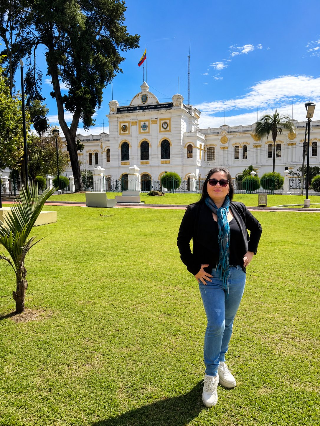 Abg. Jessica Ochoa Lino en actividad institucional
